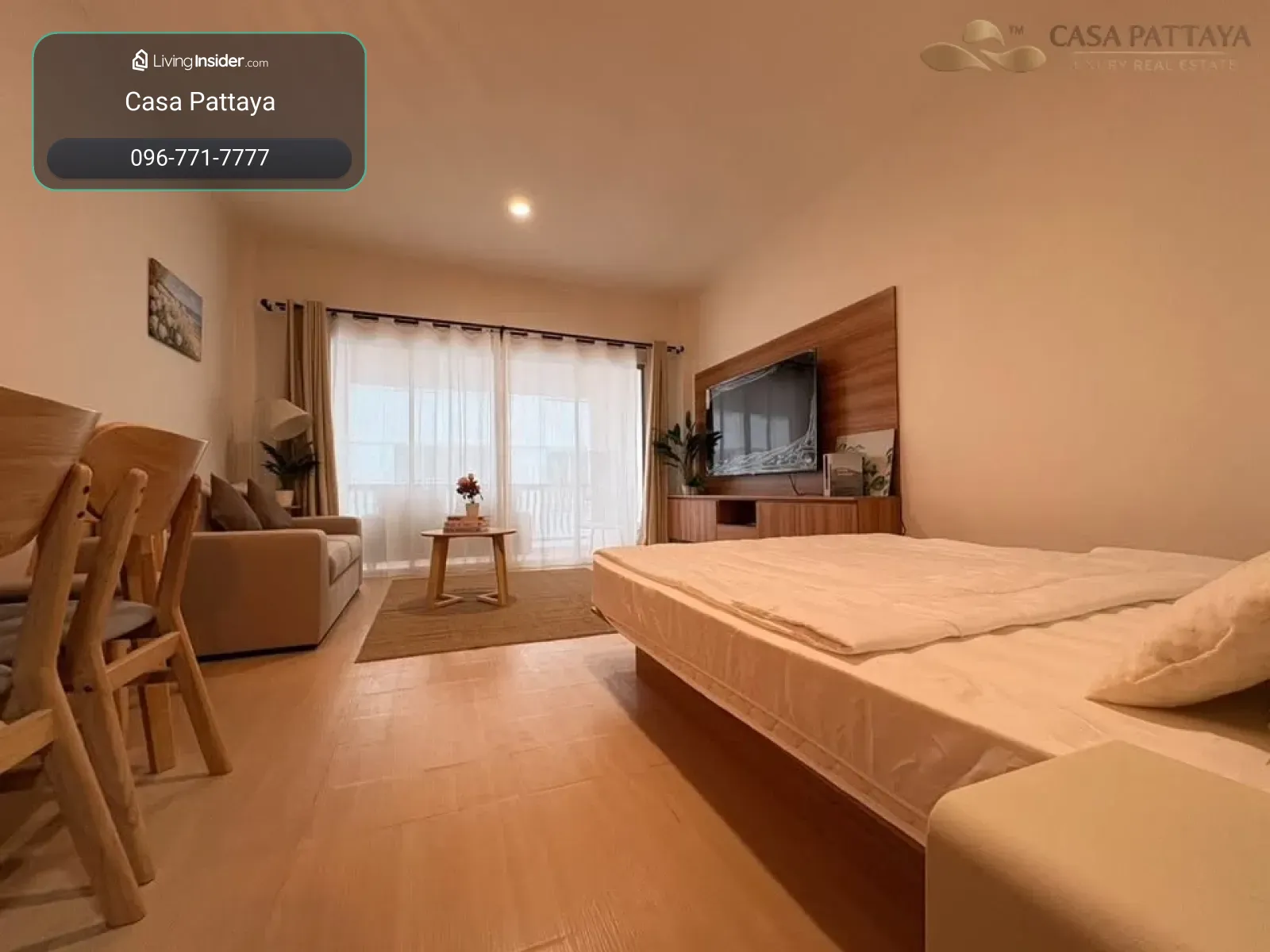 Urgent Sale! Baan Suan Lalana Jomtien –  Renovated Studio with Garden View – รูปที่ 2