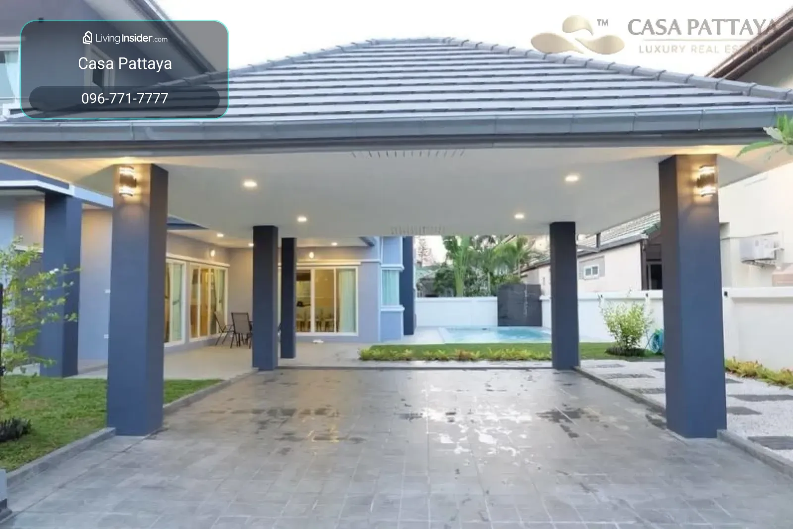 บ้านสองชั้นพร้อมสระว่ายน้ำส่วนตัวให้เช่าใน SP Village 5 – รูปที่ 2