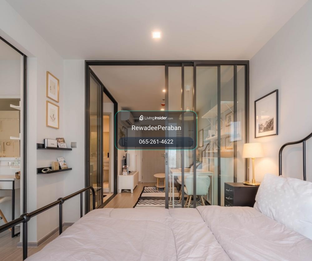 Selling Life Ladprao 🔥 Selling at a loss of over a million, beautiful room,  lives there. Never rented out, 26.47sqm, only 3.5 million baht 📞 Call now 065-2614622 Tammy – รูปที่ 2