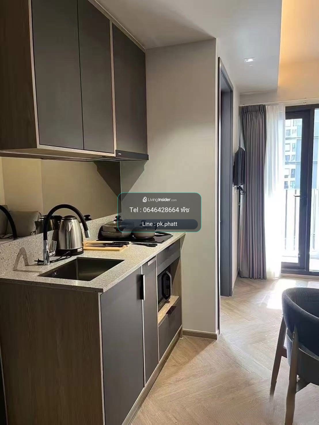 🔥 2nd hand room in Chula zone...cant find this price! 🏙️ Chapter Chula-Samyan 🛏️ 1 Bedroom 📐 26 sq m. 💰 only 4.65 million baht 064-642-8664 Phat – รูปที่ 4