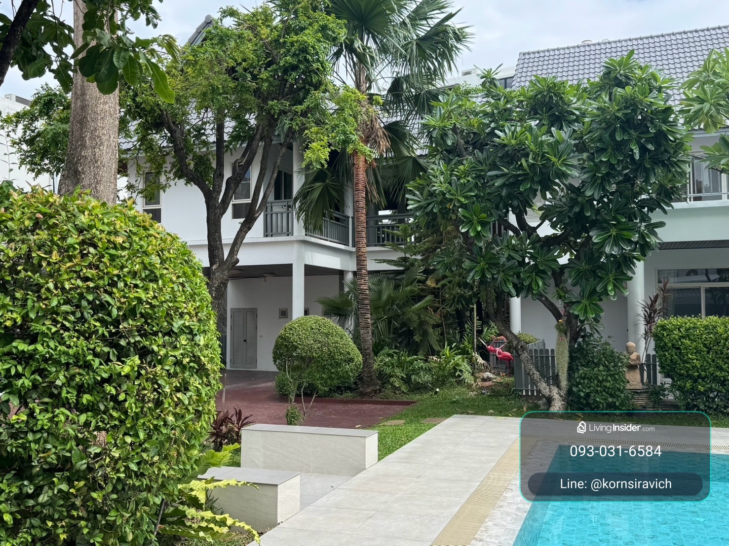 For Rent Single House at Soi Ekkamai - Sukhumvit 63 Bangkok Thailand | Welcome Pet Friendly | Shared Swimming Pool and Big Garden – รูปที่ 4