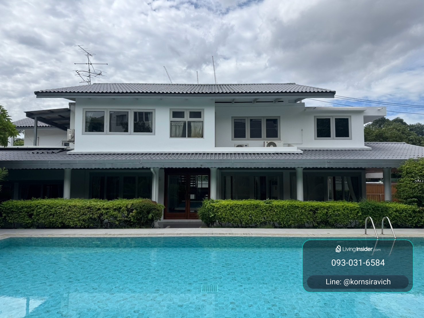 For Rent Home Office Ekkamai by Single House on Big Greenery Space and Shared Swimming Pool | 4 Parking lots | Accepted Company Registeration – รูปที่ 2