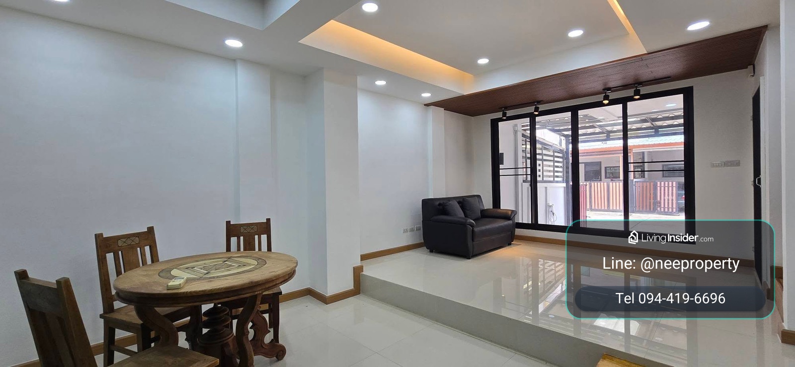 Townhome for rent, Sarin Wish (Sukhumvit 107), newly renovated, near BTS Bearing to 2 lines, the green line, and the yellow line. – รูปที่ 4