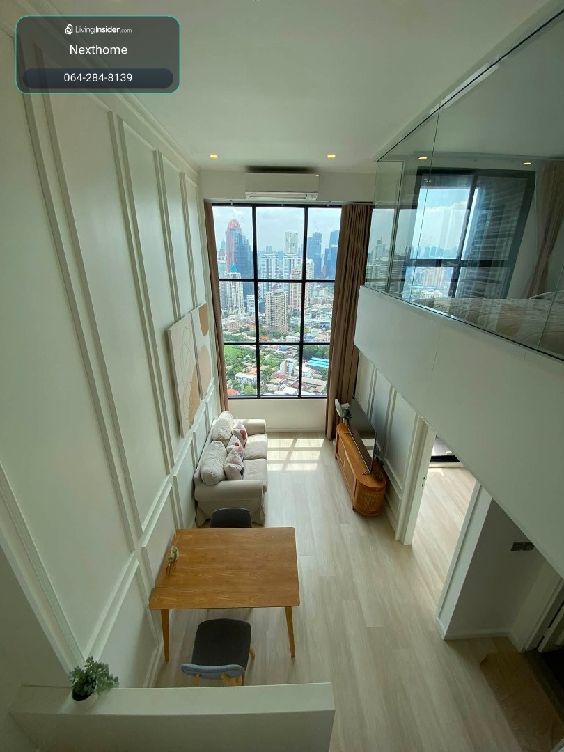 🔥ให้เช่าด่วน🔥 KnightsBridge Prime Sathorn 🚆 BTS ช่องนนทรี 700 ม. | 2 ห้องนอน ชั้นสูง วิวเมือง – รูปที่ 2