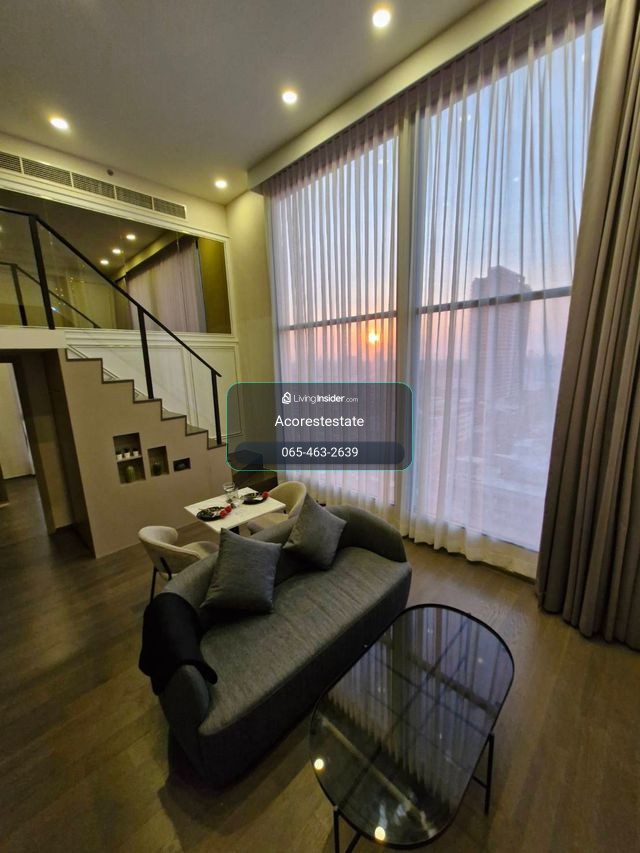 🌷 ให้เช่าคอนโด Park Origin Ratchathewi ✨🌷 Duplex 2 ห้องนอน | 2 ห้องน้ำ | ขนาด 60 ตร.ม. | ชั้น 19  – รูปที่ 2