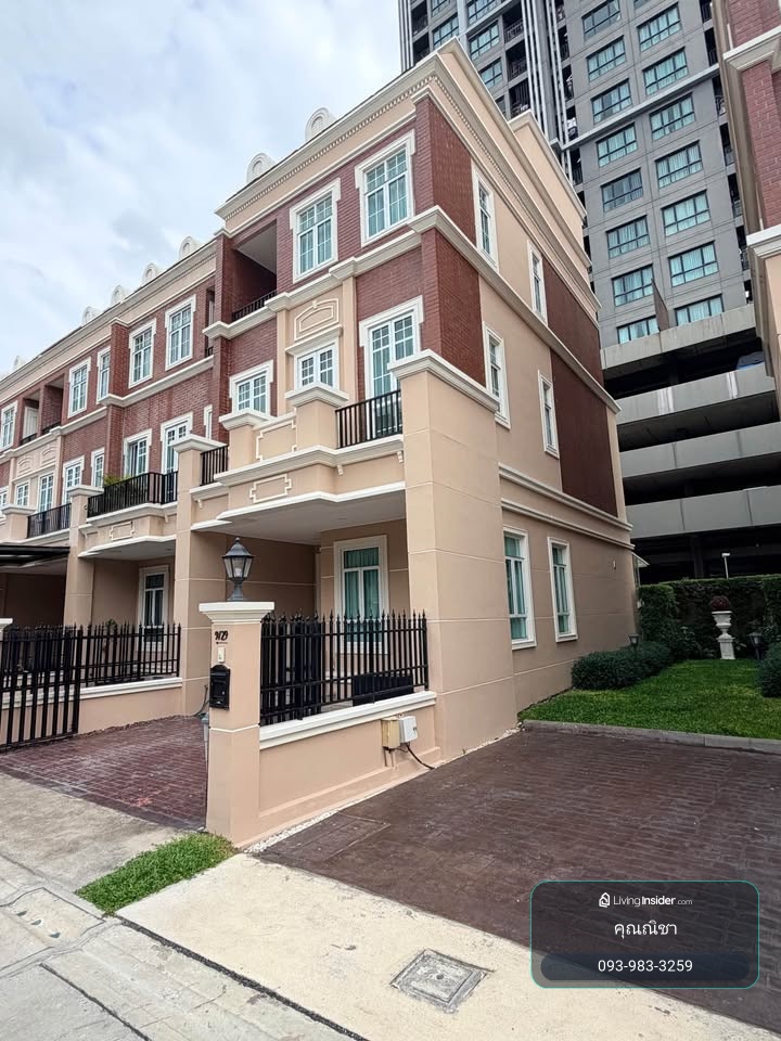 HR3761ขาย/ให้เช่า ทาวน์โฮมแปลงมุม Garden Square Sukhumvit 77 (การ์เด้น สแควร์ สุขุมวิท 77) สภาพดีเยี่ยม แสงธรรมชาติเข้าถึงตลอดวัน – รูปที่ 4