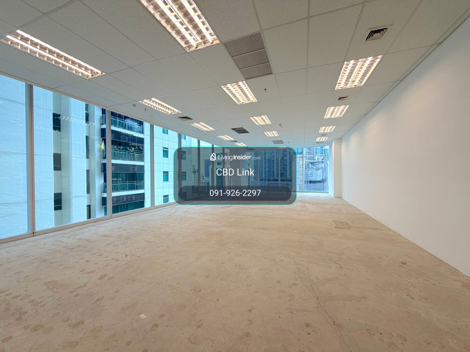 Grade A Office, 190m from BTS Phrom Phong, beautiful view, corner unit. – รูปที่ 4
