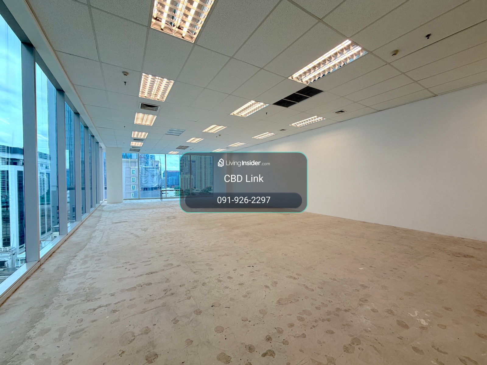 Grade A Office, 190m from BTS Phrom Phong, beautiful view, corner unit. – รูปที่ 3