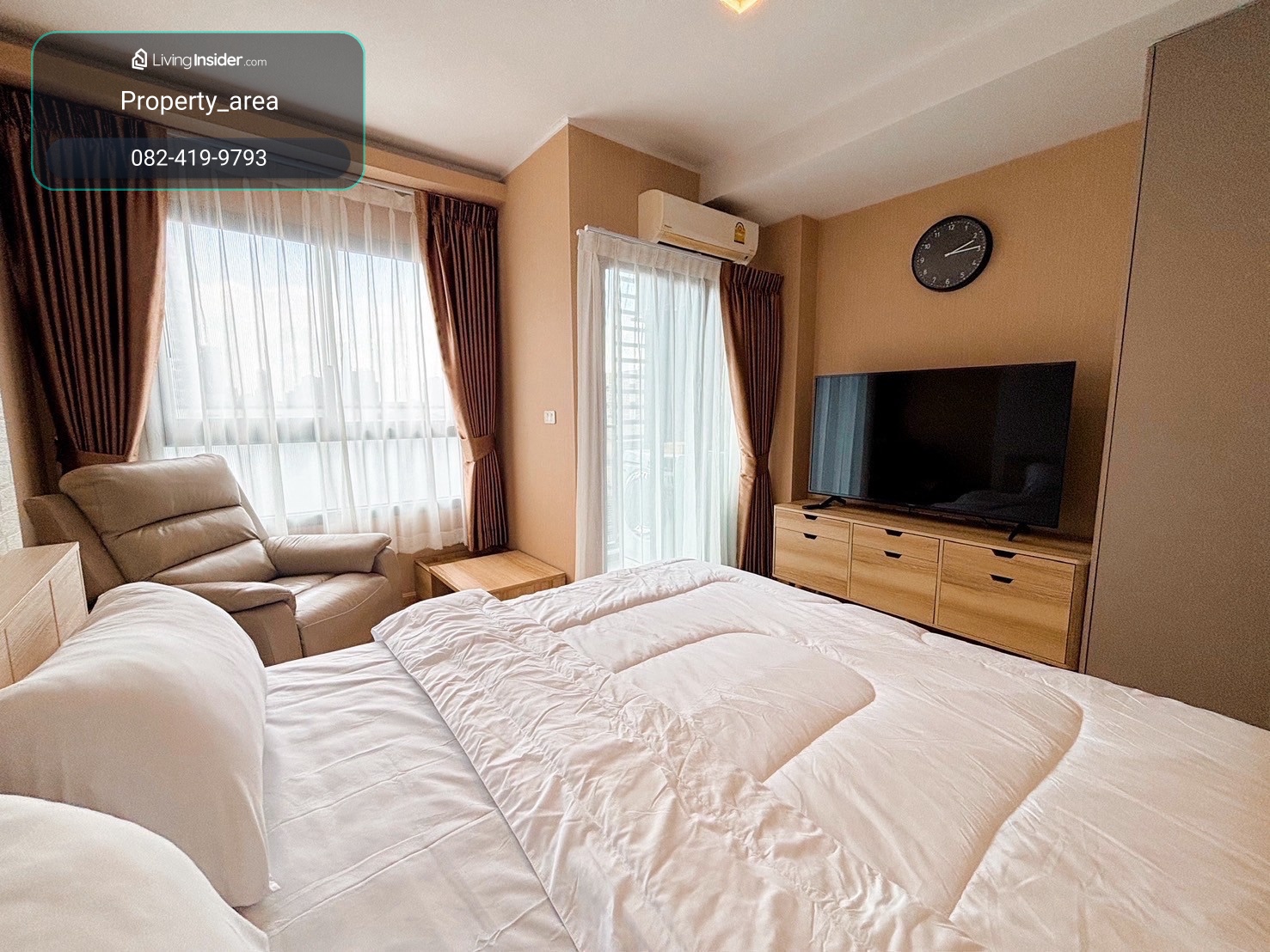 ให้เช่า Ideo Sukhumvit 93 ชั้น 9 ตึก A  ขนาด 25 ตร.ม. ราคา 14,000 บาท   – รูปที่ 3