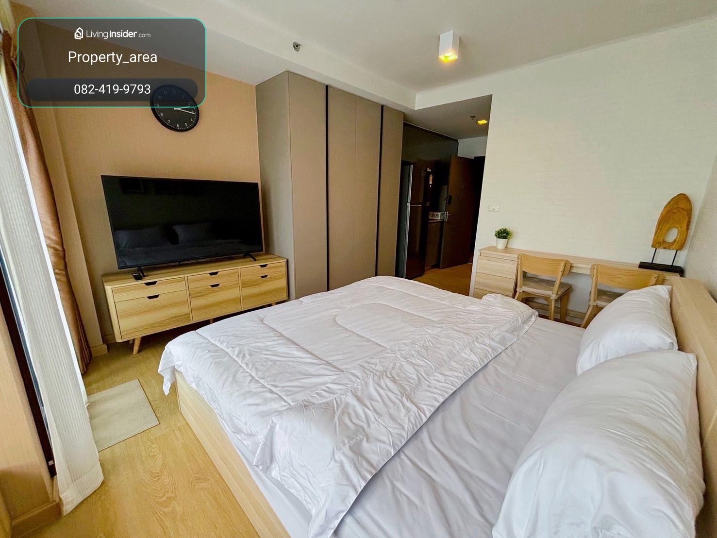 ให้เช่า Ideo Sukhumvit 93 ชั้น 9 ตึก A  ขนาด 25 ตร.ม. ราคา 14,000 บาท   – รูปที่ 4
