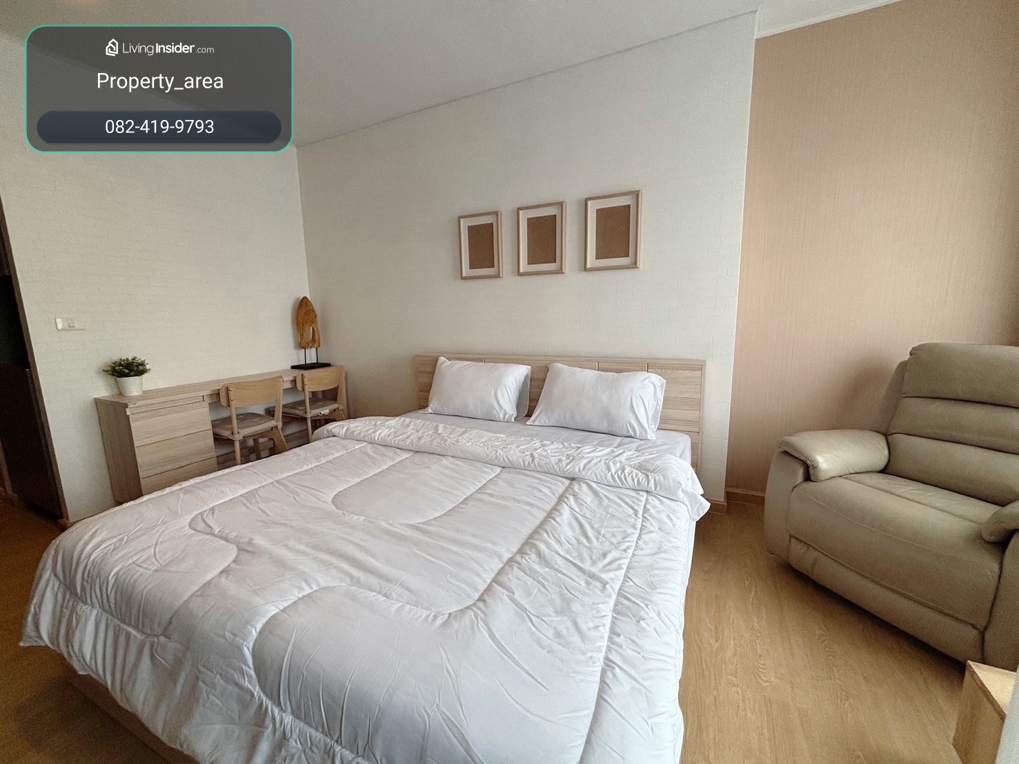 ให้เช่า Ideo Sukhumvit 93 ชั้น 9 ตึก A  ขนาด 25 ตร.ม. ราคา 14,000 บาท   – รูปที่ 2