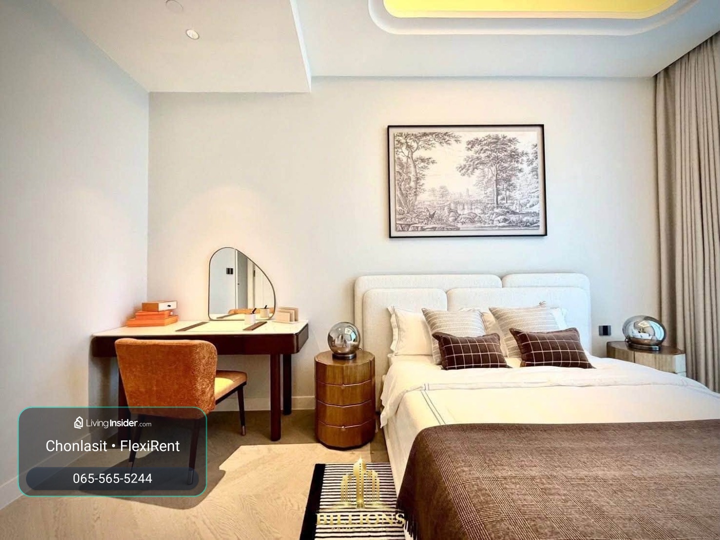 🔥ให้เช่าด่วน🔥 Luxury Penthouse One 89 Wireless ห้องหรู 218 ตร.ม. 3 ห้องนอน ชั้น 32 วิวโล่ง ใกล้ One Bangkok – รูปที่ 3