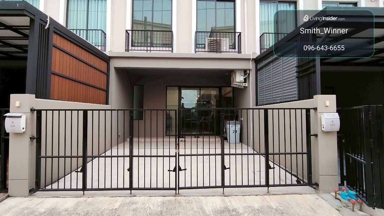 🏡 ขาย/ให้เช่าทาวน์โฮมหรู ทำเลกัลปพฤกษ์ ใกล้สาทร โครงการ PATIO กัลปพฤกษ์–สาทร บ้านใหม่มาก ยังไม่เคยอยู่อาศัย ทำเลดี เดินทางเข้าเมืองสะดวก เหมาะทั้ง อยู่อาศัย / โฮมออฟฟิศ – รูปที่ 2