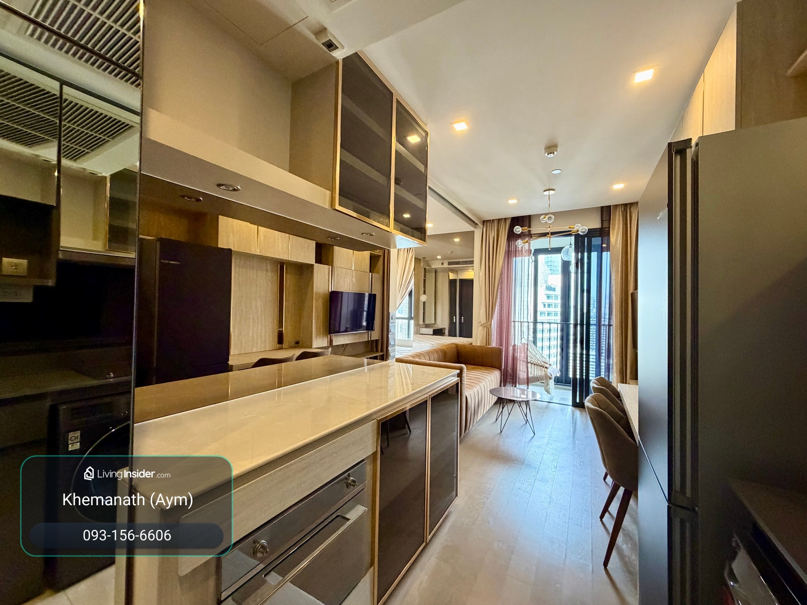 💖ห้องแต่งสวยพร้อมอยู่✨ให้เช่าคอนโด แอชตัน อโศก ติด MRT สุขุมวิท | ห้อง 34 ตรม. 1 นั่งเล่น 1 นอน 1 น้ำ | วิวอย่างสวยเฟอร์ครบ เพียง 30k – รูปที่ 2