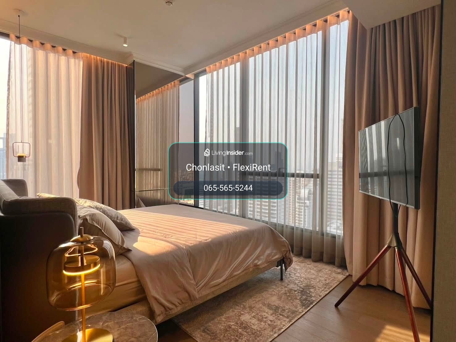 🌆 For rent CELES Asoke Asoke ✨ 3 bedrooms, 137 sq m, 36th floor | Fully Furnished | 200,000 baht/month – รูปที่ 4