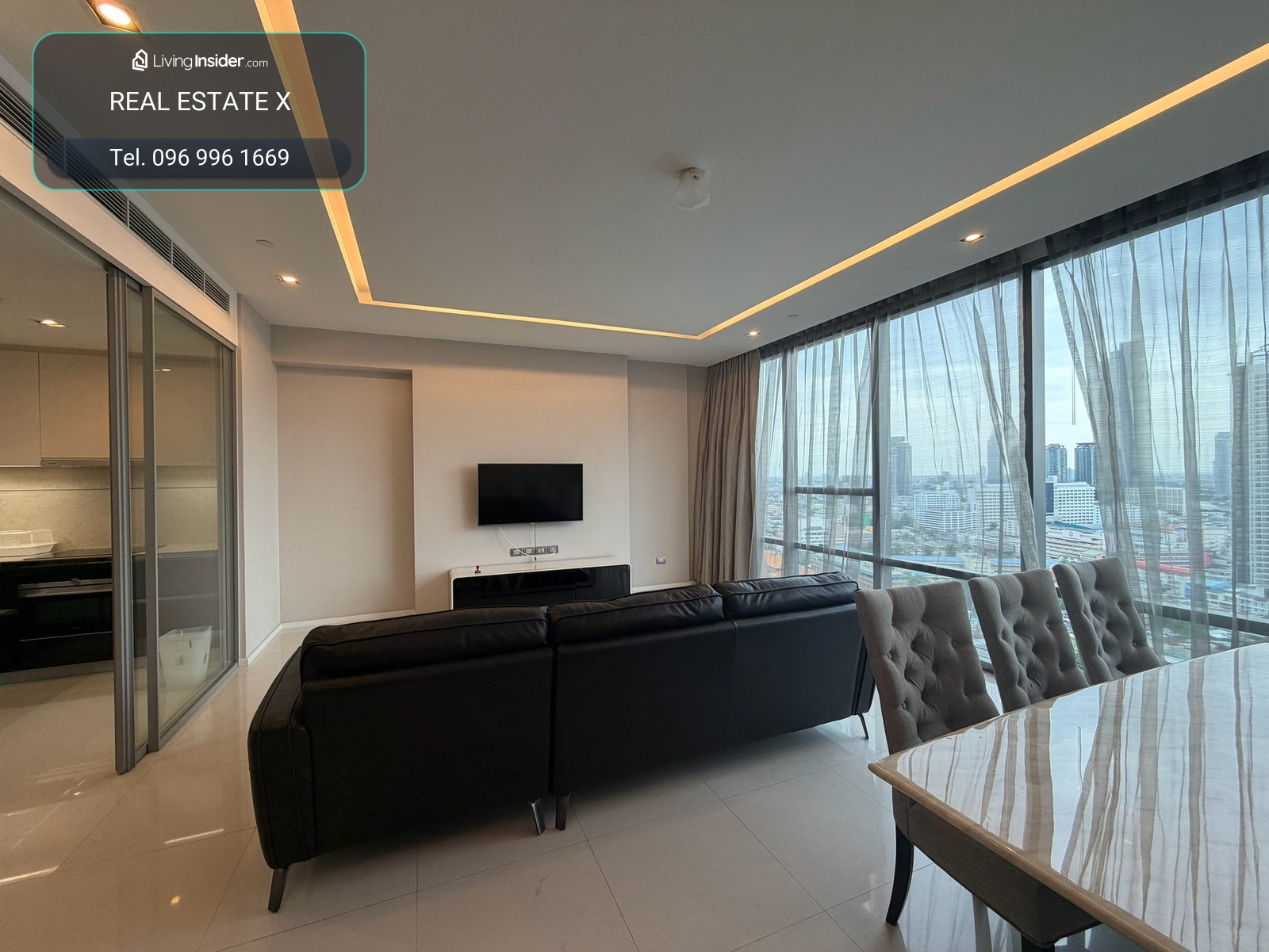 🗝️THE BANGKOK SATHORN 🛏️Beautiful room ✨There are many rooms 🌐Good location, high floor 🌤️Beautiful view 🛋️Fully furnished 📺 Complete electrical appliances (special price) – รูปที่ 4