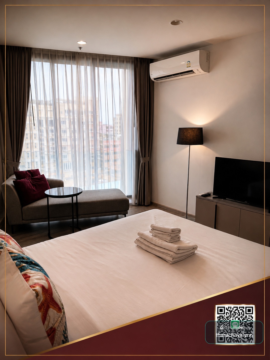 EDGE Central Pattaya | 1 Bedroom 26.09 SQ.M. | Floor 7 | Fully Furnished – รูปที่ 2