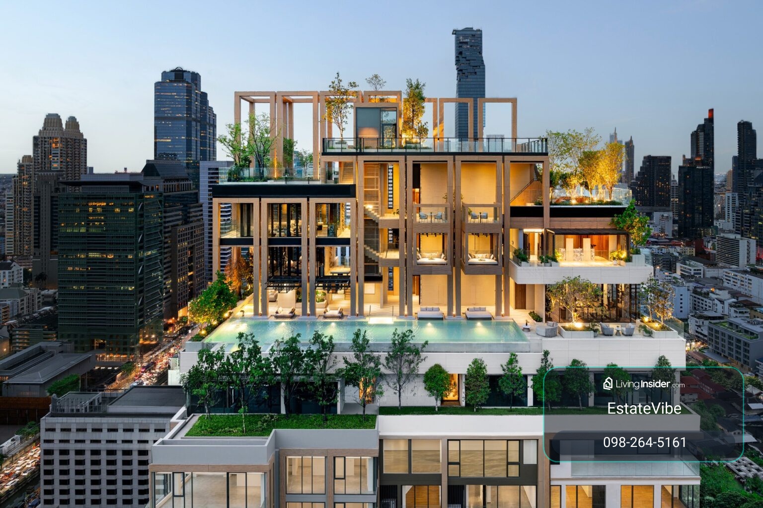 For sale Special price!! Sky Villa 3 beds, only 1 unit left  ✨Romm Convent✨Sky Villa 3 beds 3 baths, Size 165.8 sqm., near BTS / MRT Saladaeng (0.5 km) Tel.0982645161  – รูปที่ 4