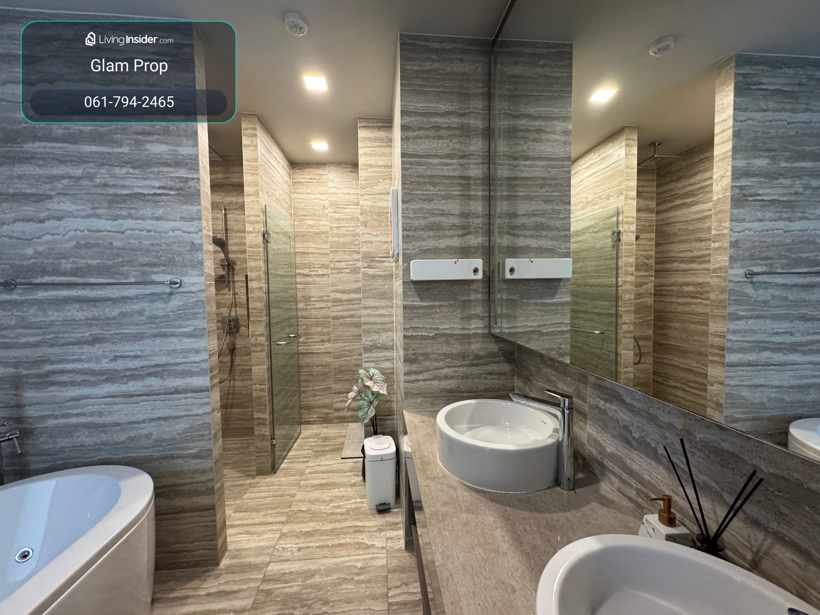 ห้องขนาดใหญ่ตกแต่งพร้อมอยู่ เพียง 200 เมตร จาก BTSอโศก และ MRTสุขุมวิท – รูปที่ 4