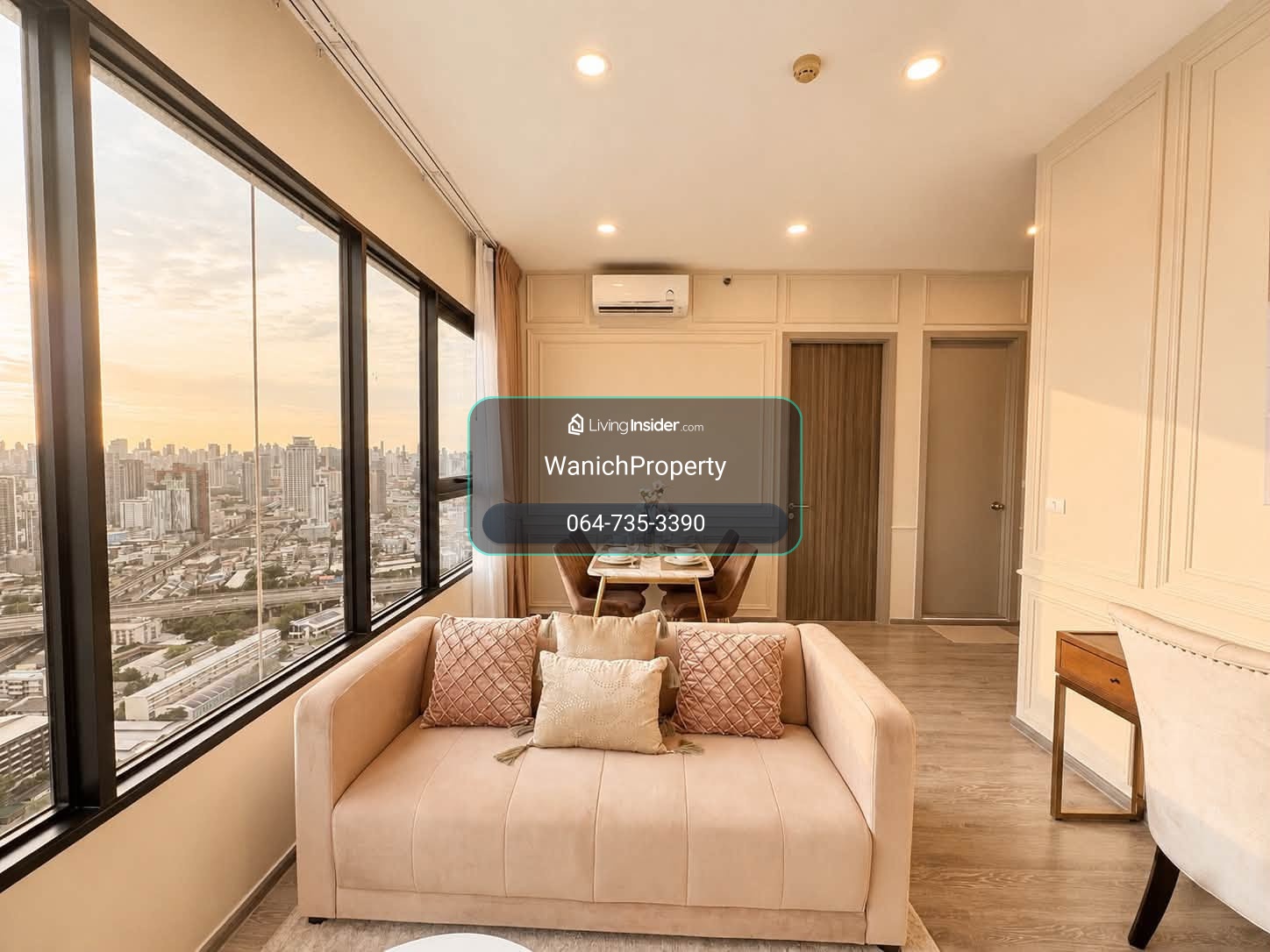 🏙️Knightsbridge prime onnut✨Near BTS Onnut 🚄High Ceiling  🪟Best view – รูปที่ 4