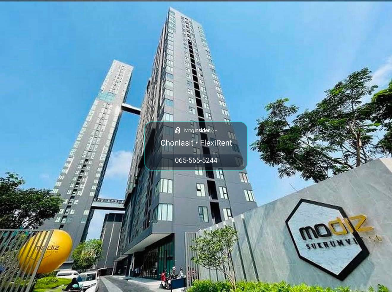 🔥 ราคาพิเศษ! ให้เช่า Modiz Sukhumvit 50 ✨ 1 ห้องนอน 29 ตร.ม. จาก 18,000 เหลือเพียง 15,000 บาท/เดือน – รูปที่ 3