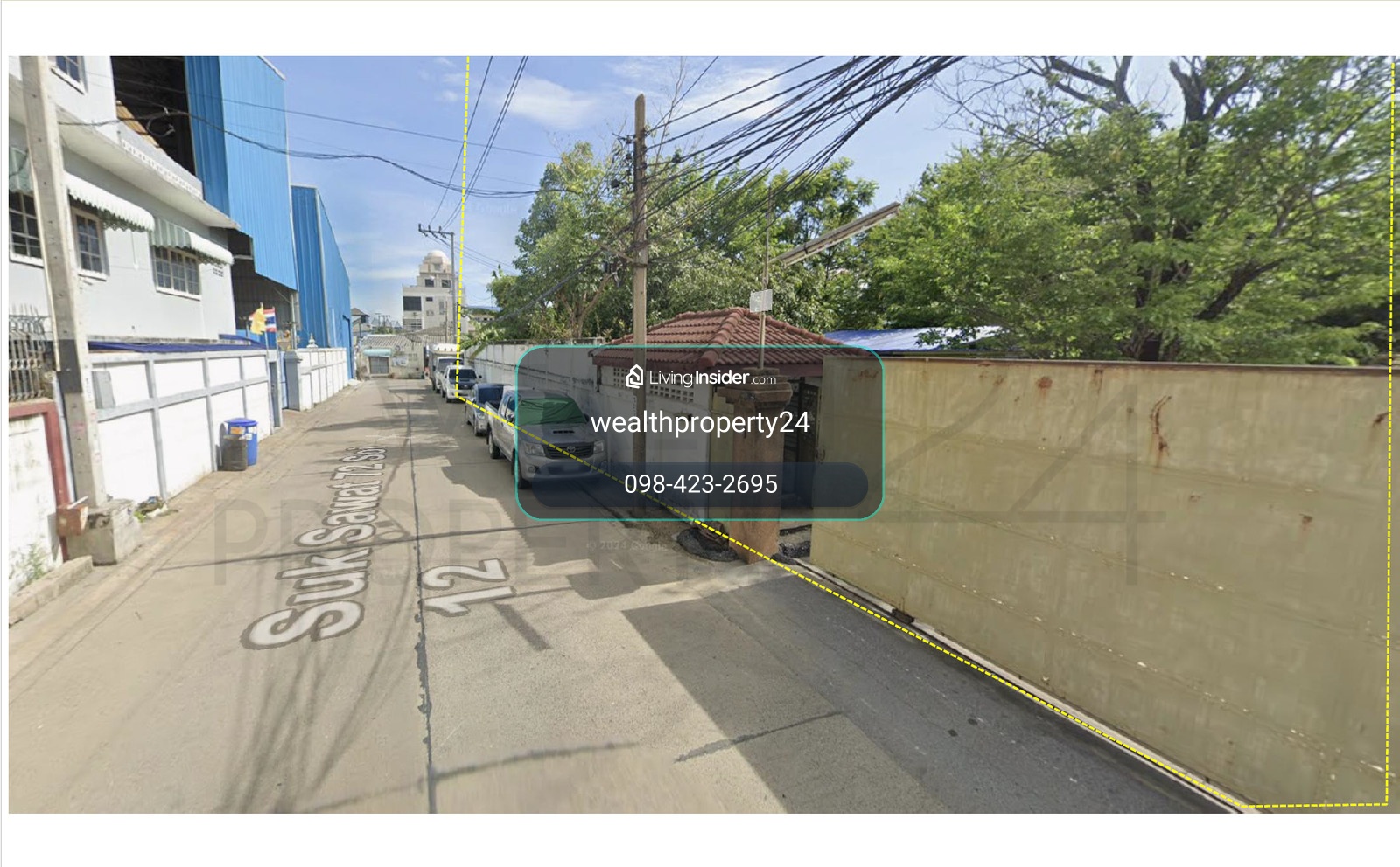 ขายที่ดินพร้อมโรงงาน สุขสวัสดิ์ 72 เนื้อที่ 4 ไร่ – รูปที่ 2