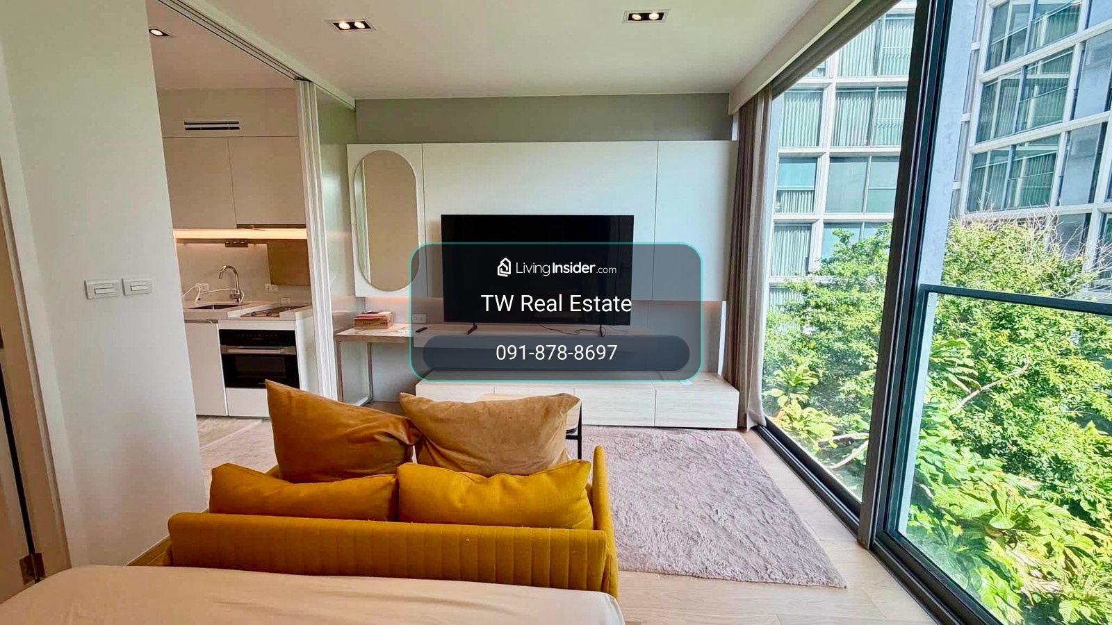 Condo for Rent | SCOPE Promsri Sukhumvit 49 Luxury Pet-Friendly Condo | Corner Unit | 28 Sq.m. | Prime Sukhumvit Location – รูปที่ 3