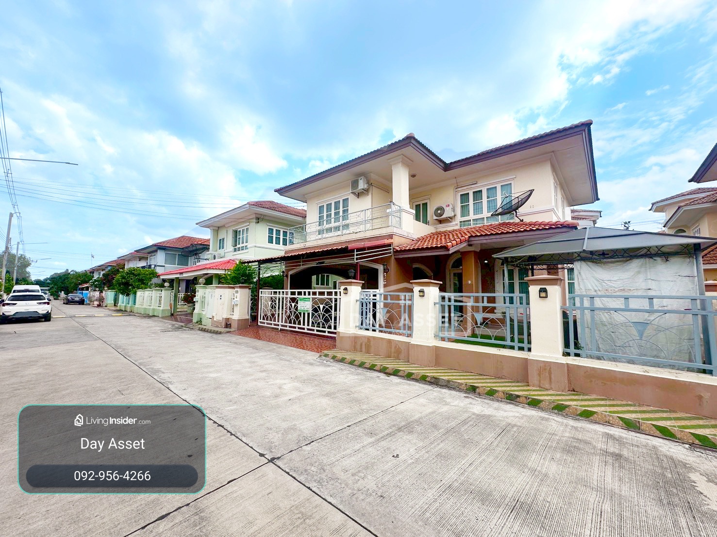 2-story detached house for sale, Passorn Village 2: Rangsit - Khlong 3, area 54.4 sq m., selling for only 3,490,000 baht. – รูปที่ 2