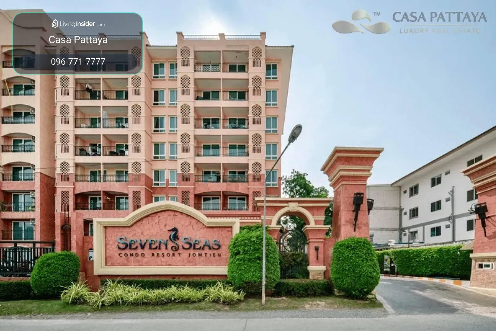 ขายราคาสุดคุ้ม คอนโดมิเนียม Seven Seas Resort วิวสระว่ายน้ำ – รูปที่ 2