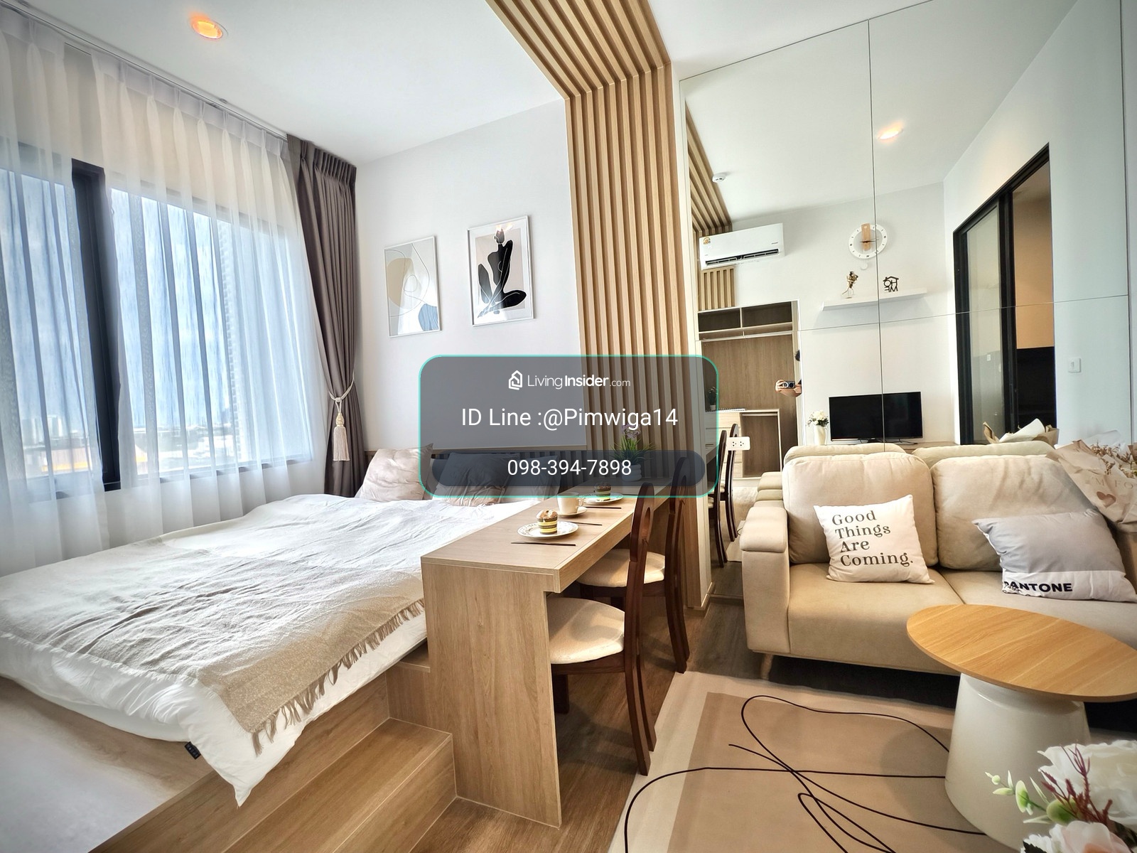 ✨ ให้เช่า Flexi Mega Space Bangna ห้องใหม่ ผู้เช่ารายแรก! วิวสระว่ายน้ำ – รูปที่ 3