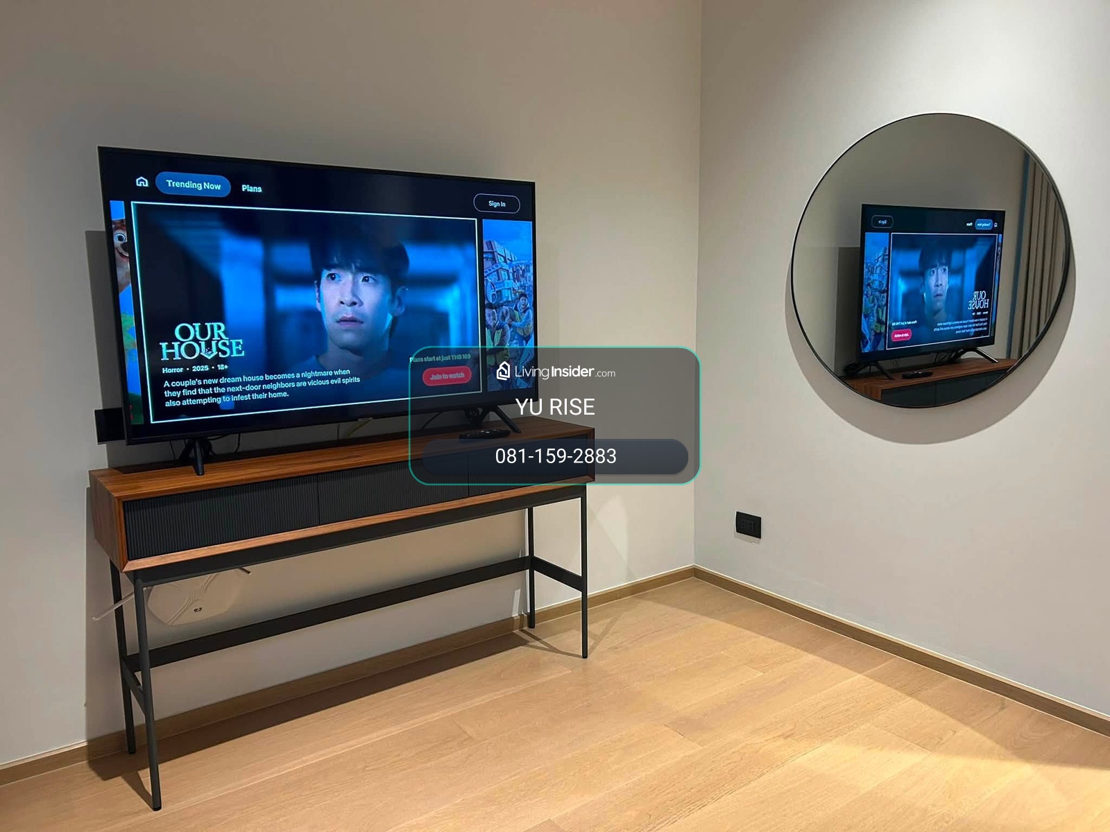 Chalermnit Art De Maison ปล่อยเช่า ห้องราคา วิวมองต้นไม้ มองเห็นสวย บรรยากาศเป็นธรรมชาติ 1 ห้องนอน 1 ห้องน้ำ  – รูปที่ 4