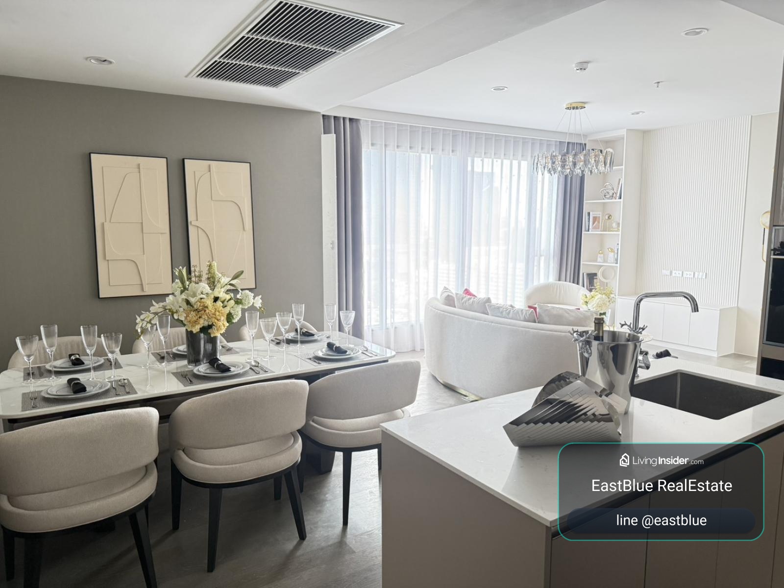 05/10/2026, 🏙️ Sophisticated Luxury Living at COCO Parc - Rama4! 
3-Bed, 3-Bath Condo, 102 Sq.m, 120,000 THB/month. 💰✨ 0642748883 – รูปที่ 2