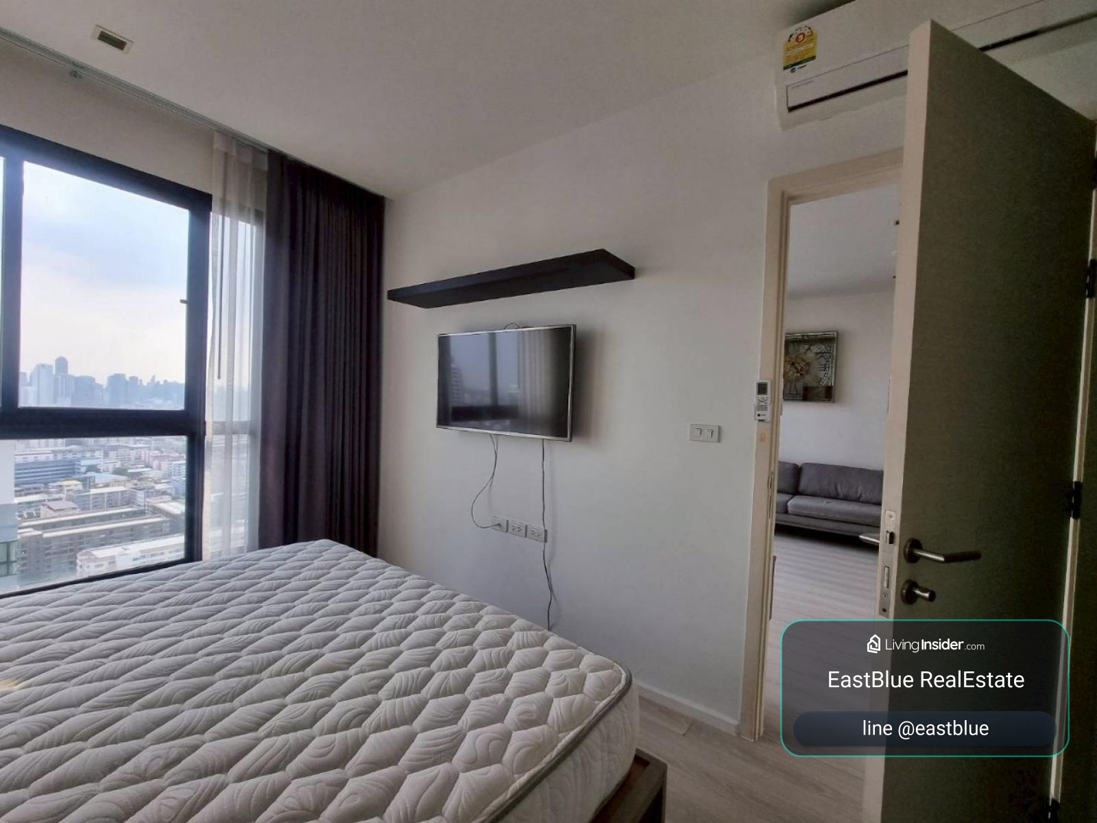 17/09/2026, Condo สวย 1 ห้องนอน ใกล้ BTS MRT สุทธิสาร 
Quinn Condo Ratchada 45 ตรม. เพียง 18,000 บาท/ด.! 0642748883 – รูปที่ 3