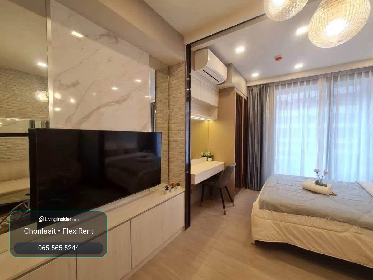 🔥 ให้เช่า One9Five Phra Ram 9 | ชั้น 35 วิวสูง ห้องสวยพร้อมอยู่ 🏙️ – รูปที่ 4