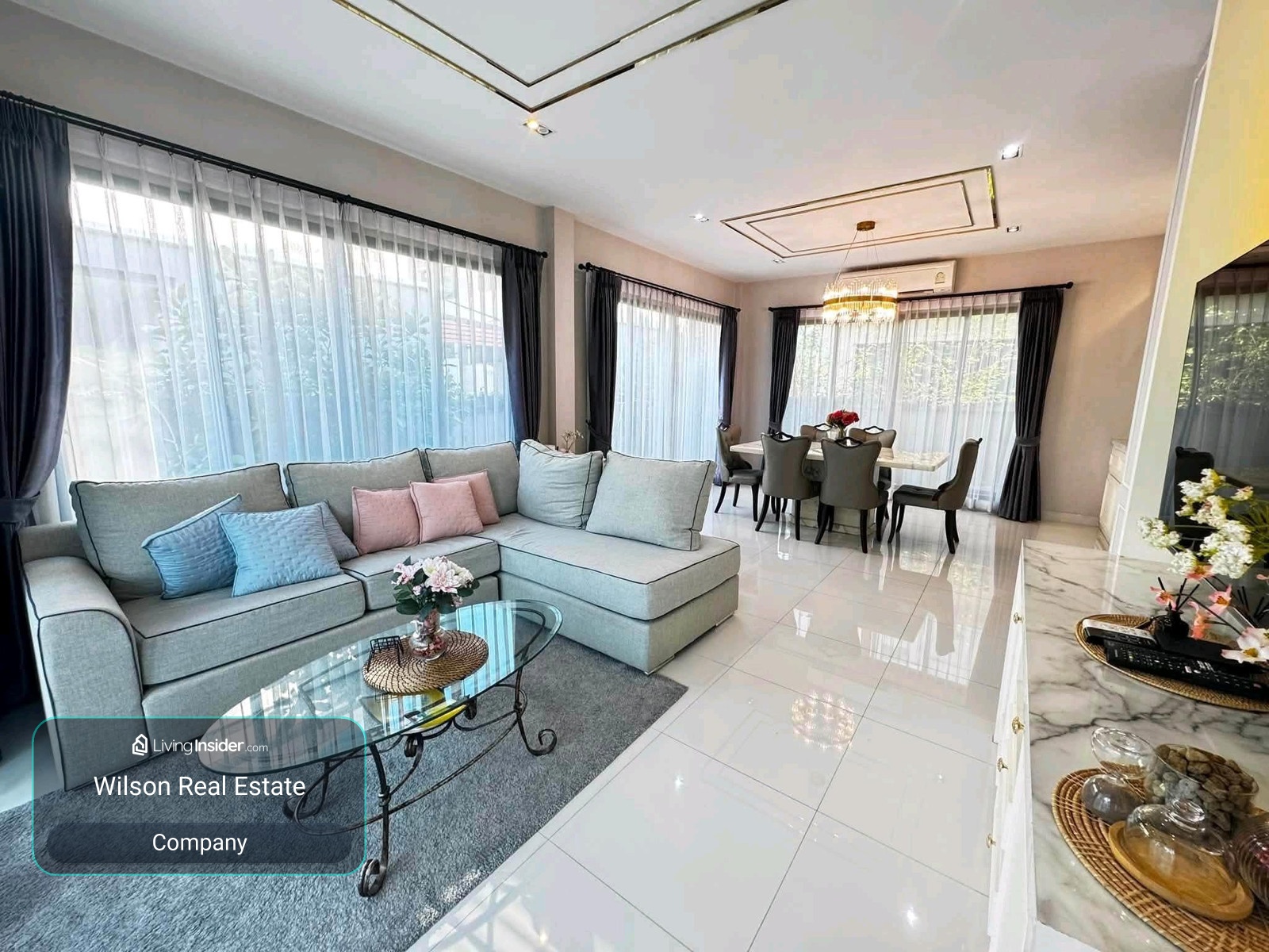 🏡✨ 𝗕𝗔𝗡𝗚𝗞𝗢𝗞 𝗕𝗢𝗨𝗟𝗘𝗩𝗔𝗥𝗗 𝗥𝗔𝗠𝗔 𝟵 บ้านหรูกรุงเทพกรีฑา 4 นอน Fully Furnished ใกล้ Wellington 120,000 บาท – รูปที่ 3