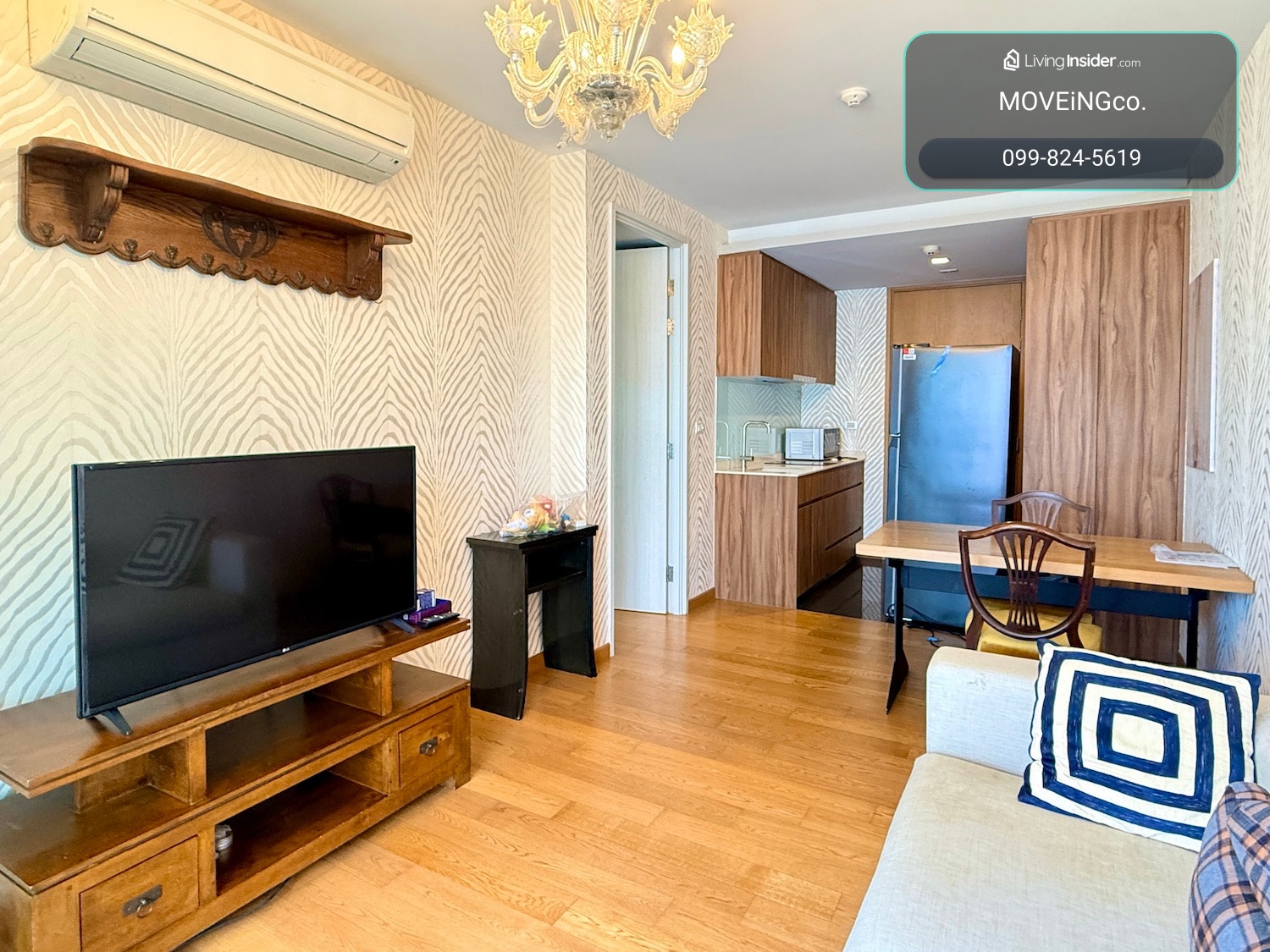คอนโด 1 ห้องนอน ตึก low-rise สงบเงียบ ย่านพร้อมพงษ์ – รูปที่ 2