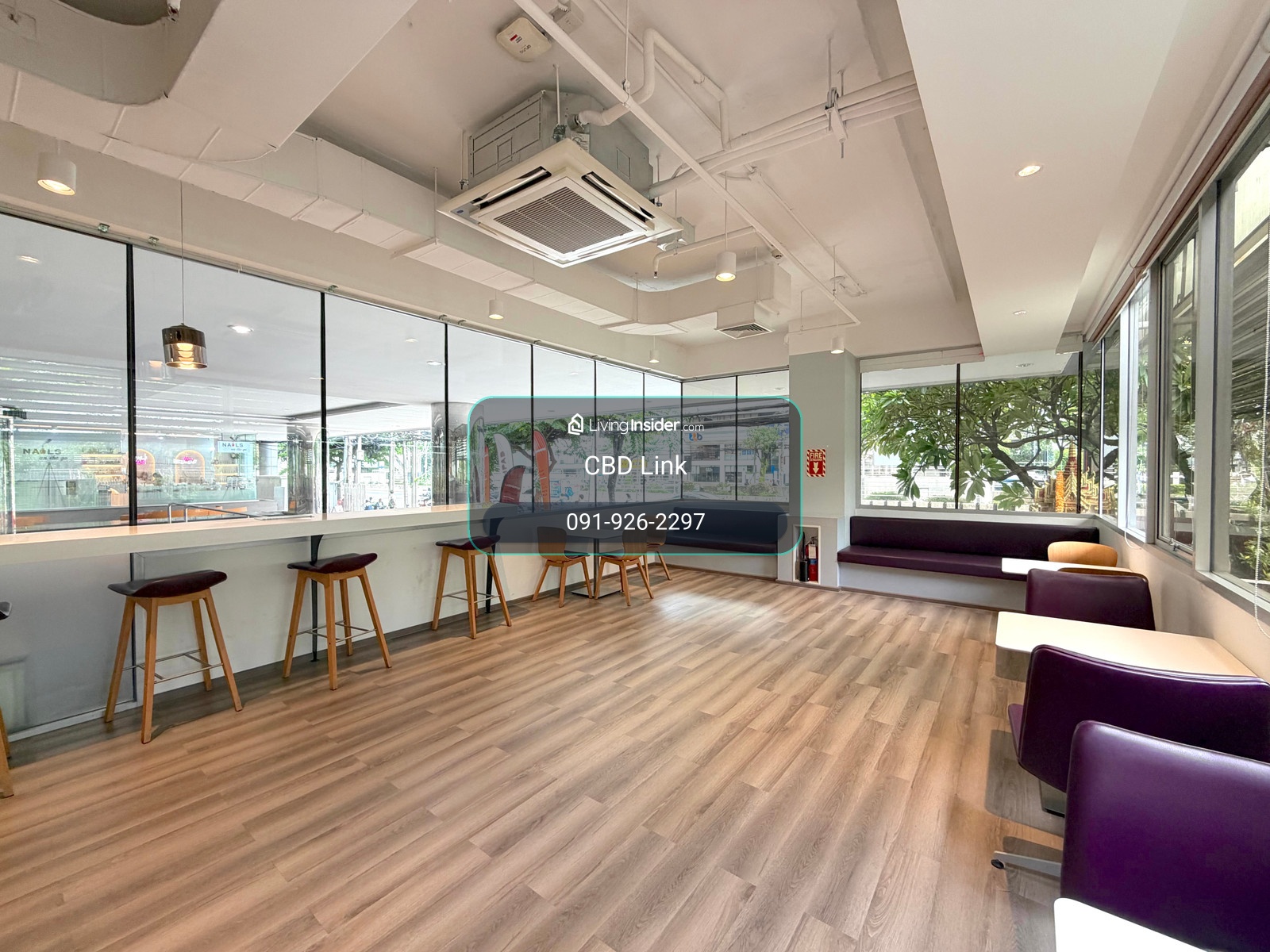 พื้นที่ร้านชั้น 1 หน้าร้านชัดติดถนน, 100 ม. จาก BTS เซนต์หลุยส์ – รูปที่ 2