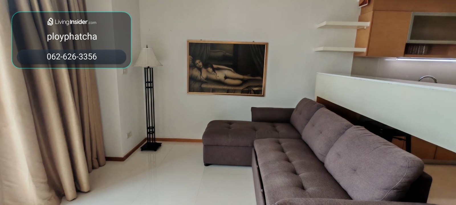 ⭐ ห้องใหญ่ Rare Size! Sathorn Prime Residence 67 ตร.ม. ชั้น 18 | เฟอร์ครบ มีอ่างอาบน้ำ  – รูปที่ 4