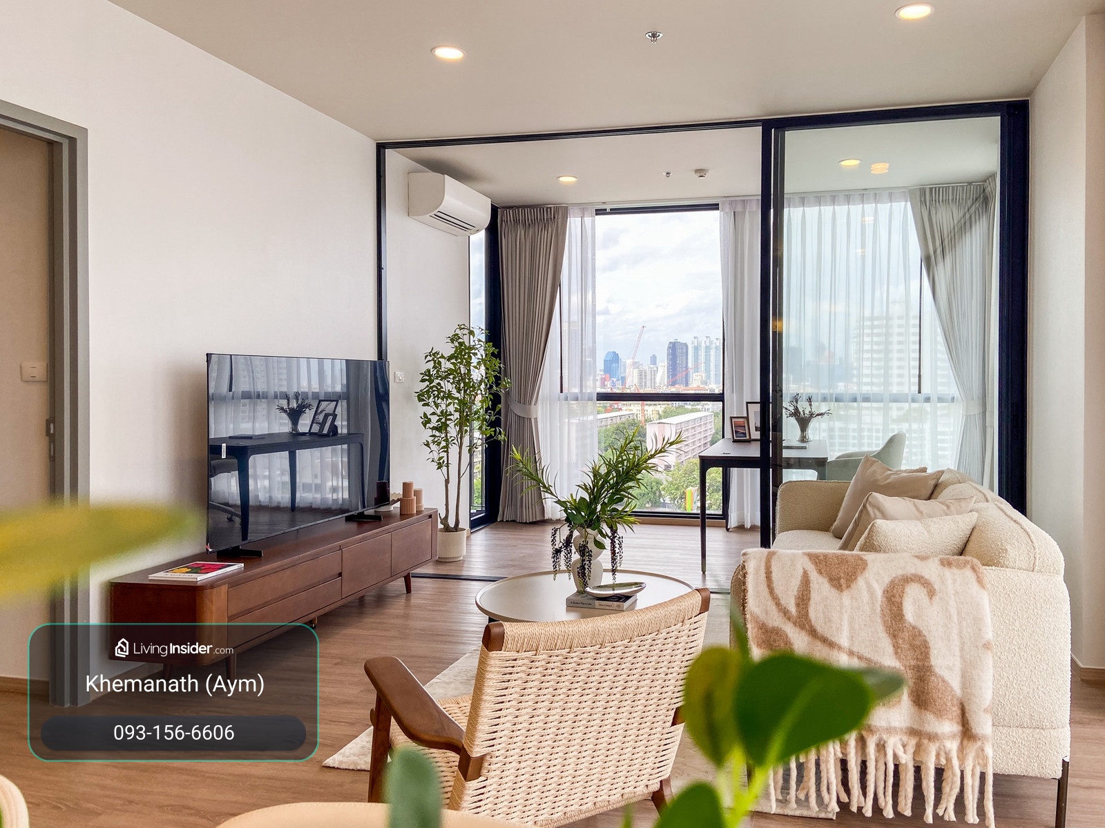 🌆ให้เช่าคอนโดหรู The Issara Sathorn | ขนาด 89 ตร.ม. ชั้น 14 | 2 ห้องนอน 2 ห้องน้ำ | ห้องแต่งสวยเฟอร์ใหม่ให้ครบ เพียง 75k🔥 – รูปที่ 3