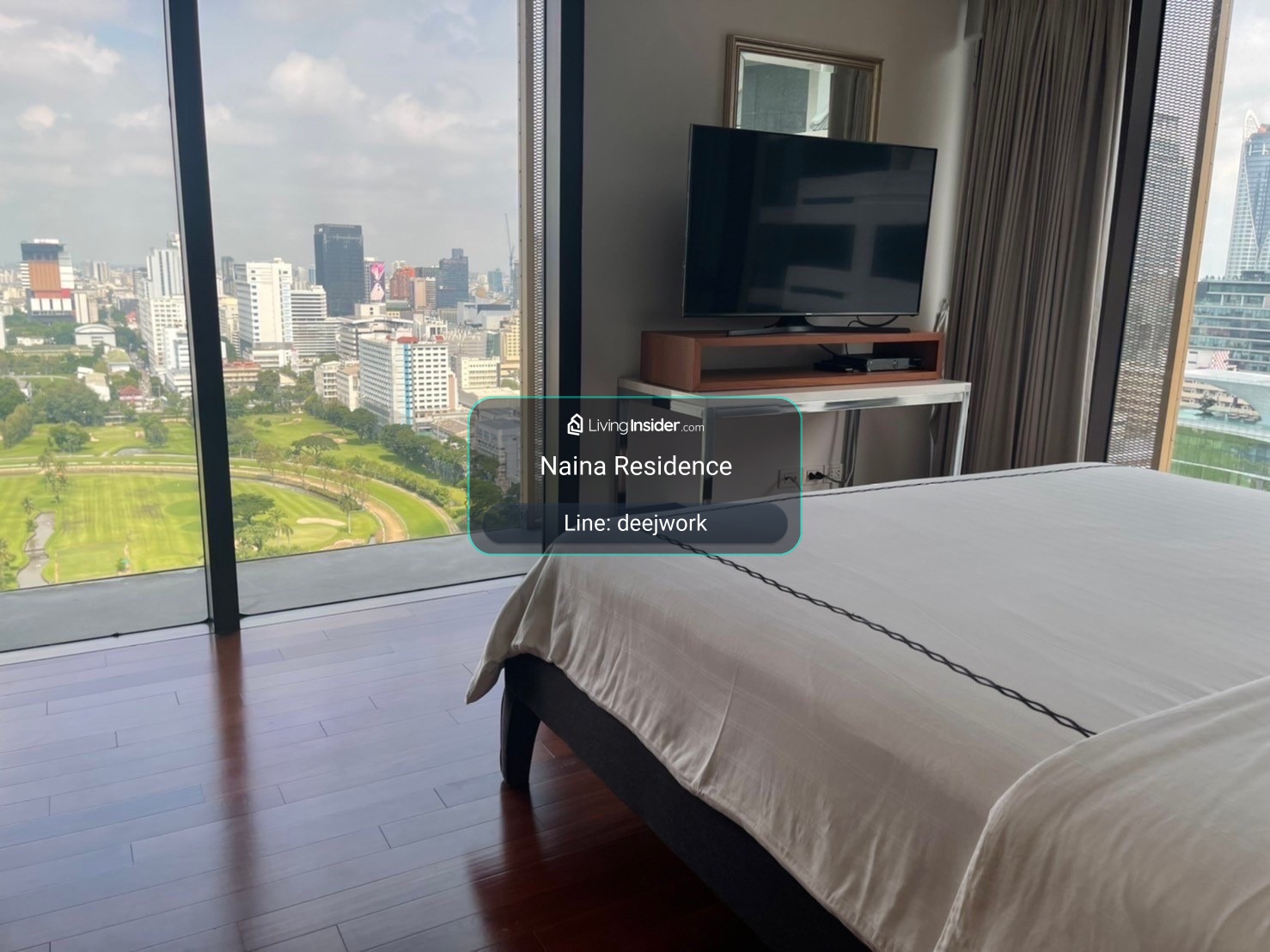 Rare High-Floor 2BR at Hansar Rajdamri l RBSC View & Private Lift – รูปที่ 4
