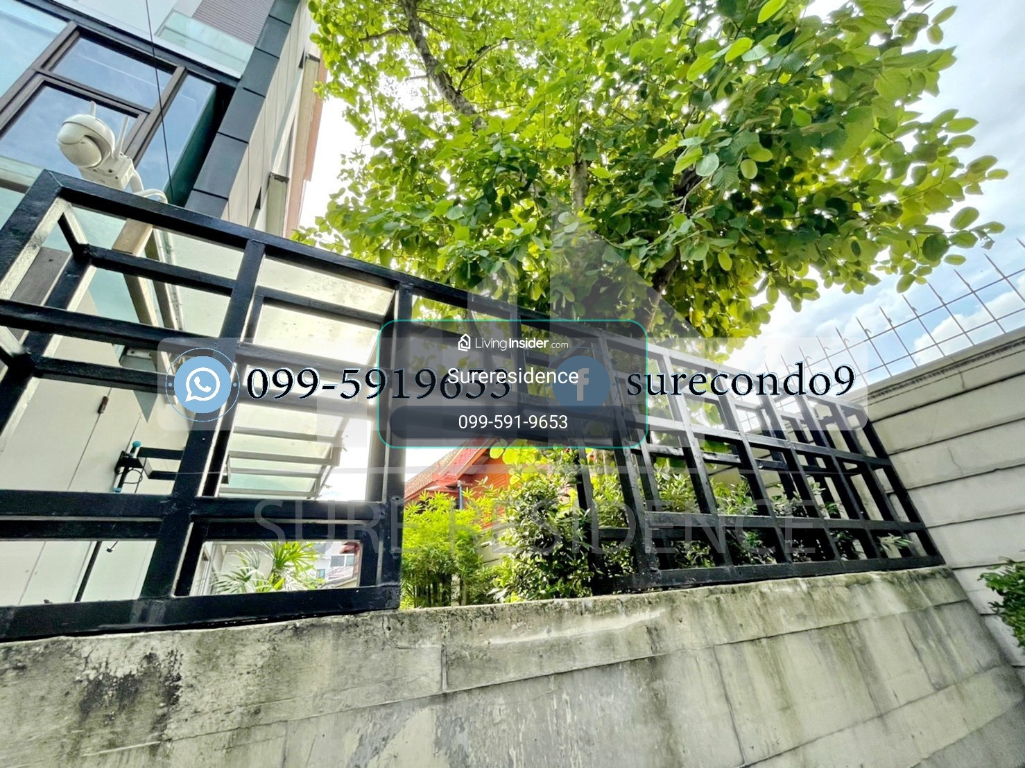 HK0017♛♚Home office for rent𝓼4 bedrooms for sale⚝Ratchada-Sutthisan♜MRT Suthisan∞099-5919653,065-9423251▚Line@sureresidence – รูปที่ 3