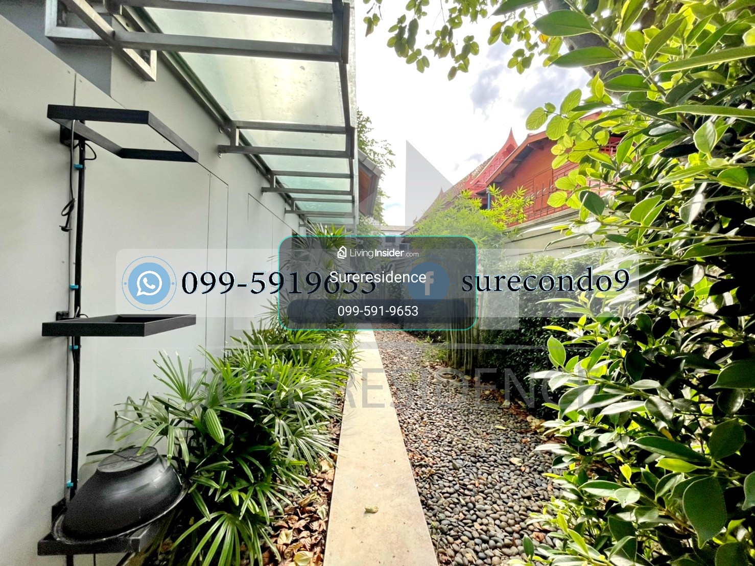 HK0017♛♚Home office for rent𝓼4 bedrooms for sale⚝Ratchada-Sutthisan♜MRT Suthisan∞099-5919653,065-9423251▚Line@sureresidence – รูปที่ 4