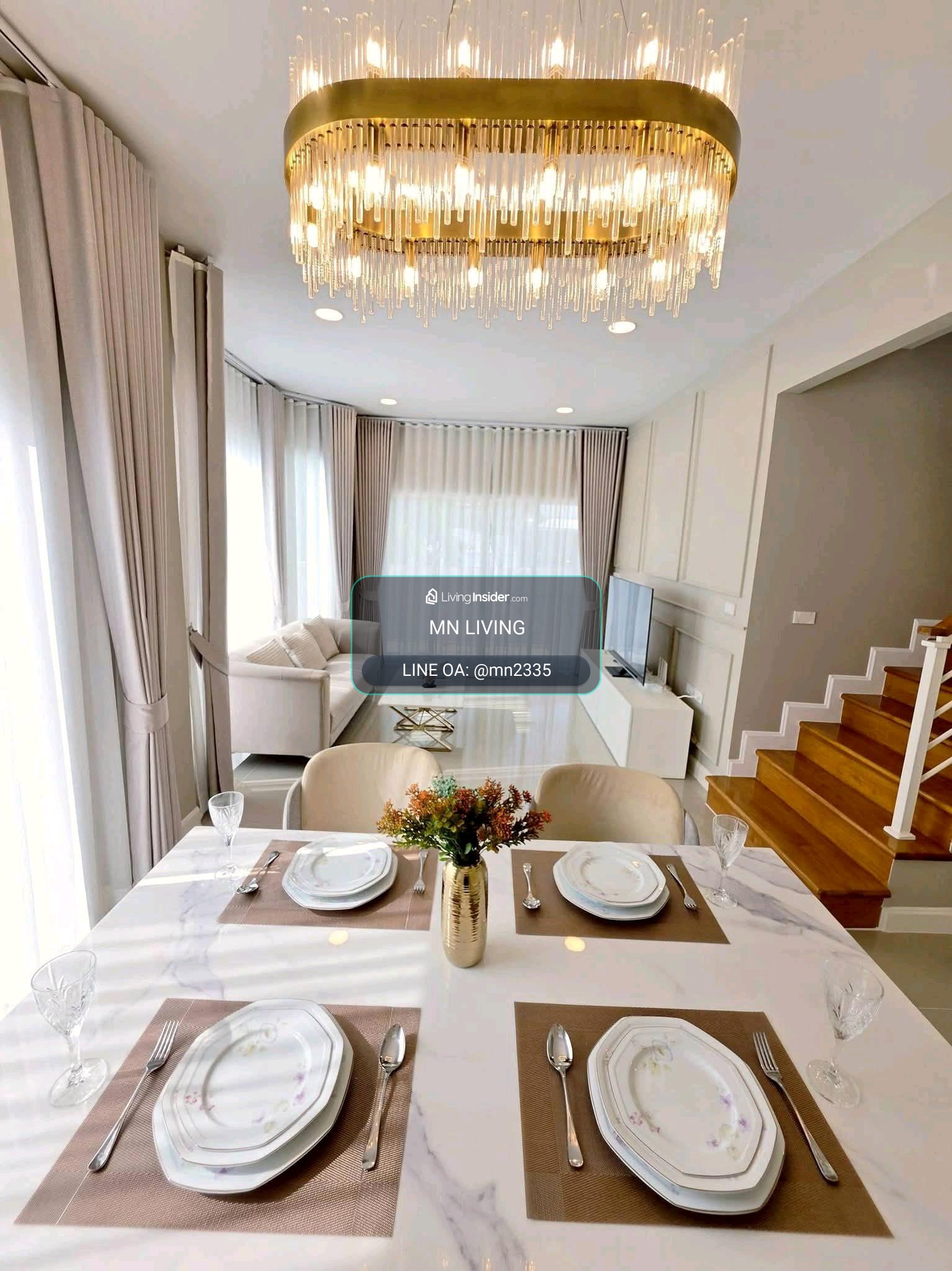 Single house for rent, Perfect Park Rangsit project, beautiful house, decorated, ready to move in, near St. Carlos Hospital, Poonsap Market. – รูปที่ 4