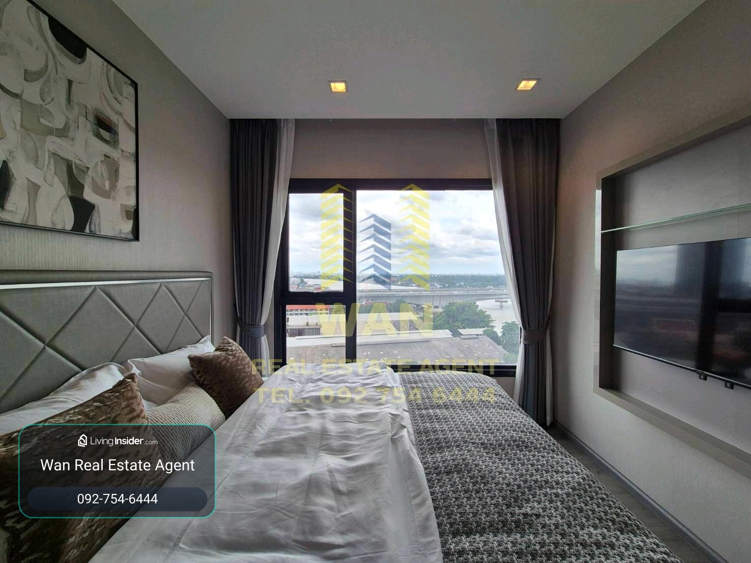 ให้เช่า The politan rive แบบ 2 ห้องนอน ขนาด 52 ตร.ม. แต่งสวย ครบพร้อมอยู่ – รูปที่ 3