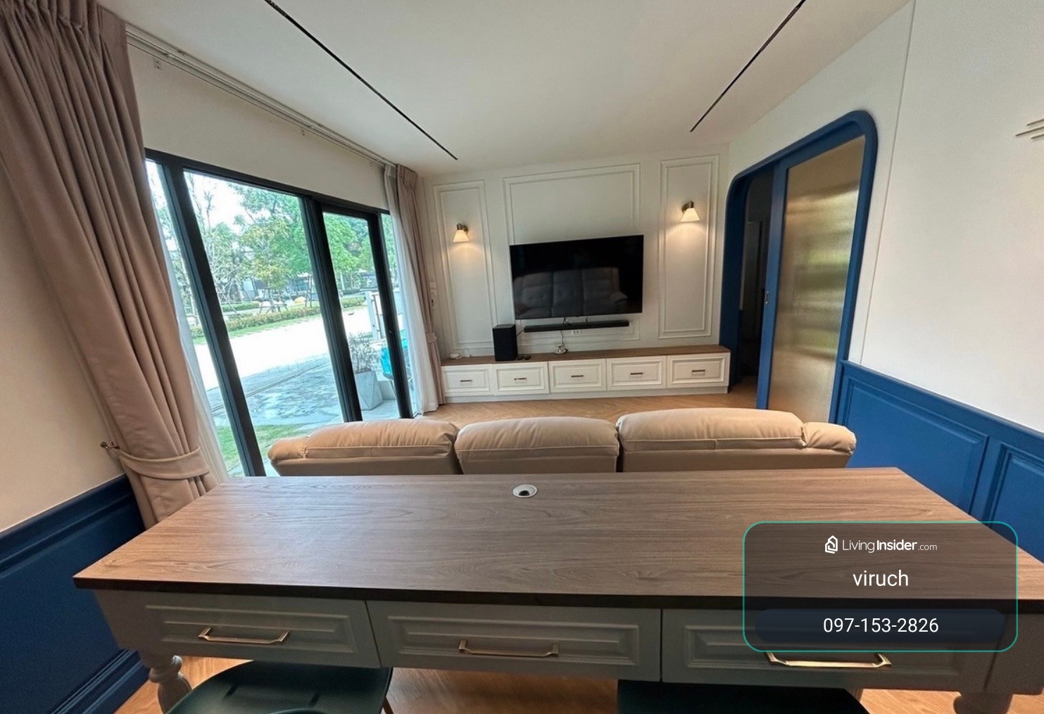 2-story detached house for rent, Centro Bangna Village, beautiful, luxurious, good atmosphere, near Mega Bangna Shopping Center. Interested, contact Line @841qqlnr – รูปที่ 3