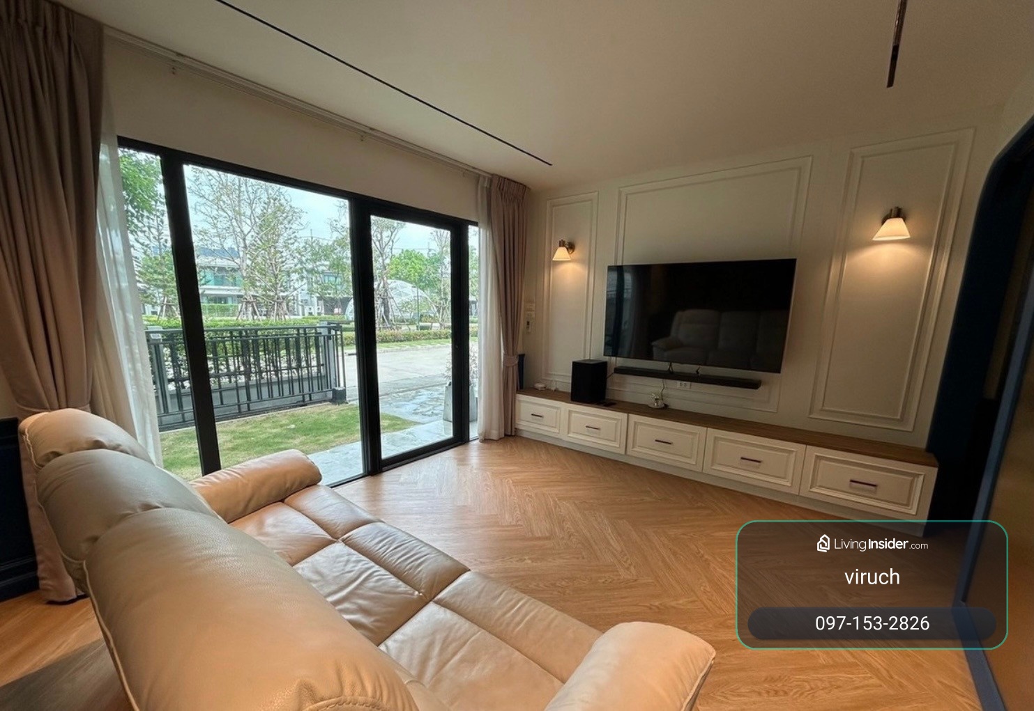 2-story detached house for rent, Centro Bangna Village, beautiful, luxurious, good atmosphere, near Mega Bangna Shopping Center. Interested, contact Line @841qqlnr – รูปที่ 4