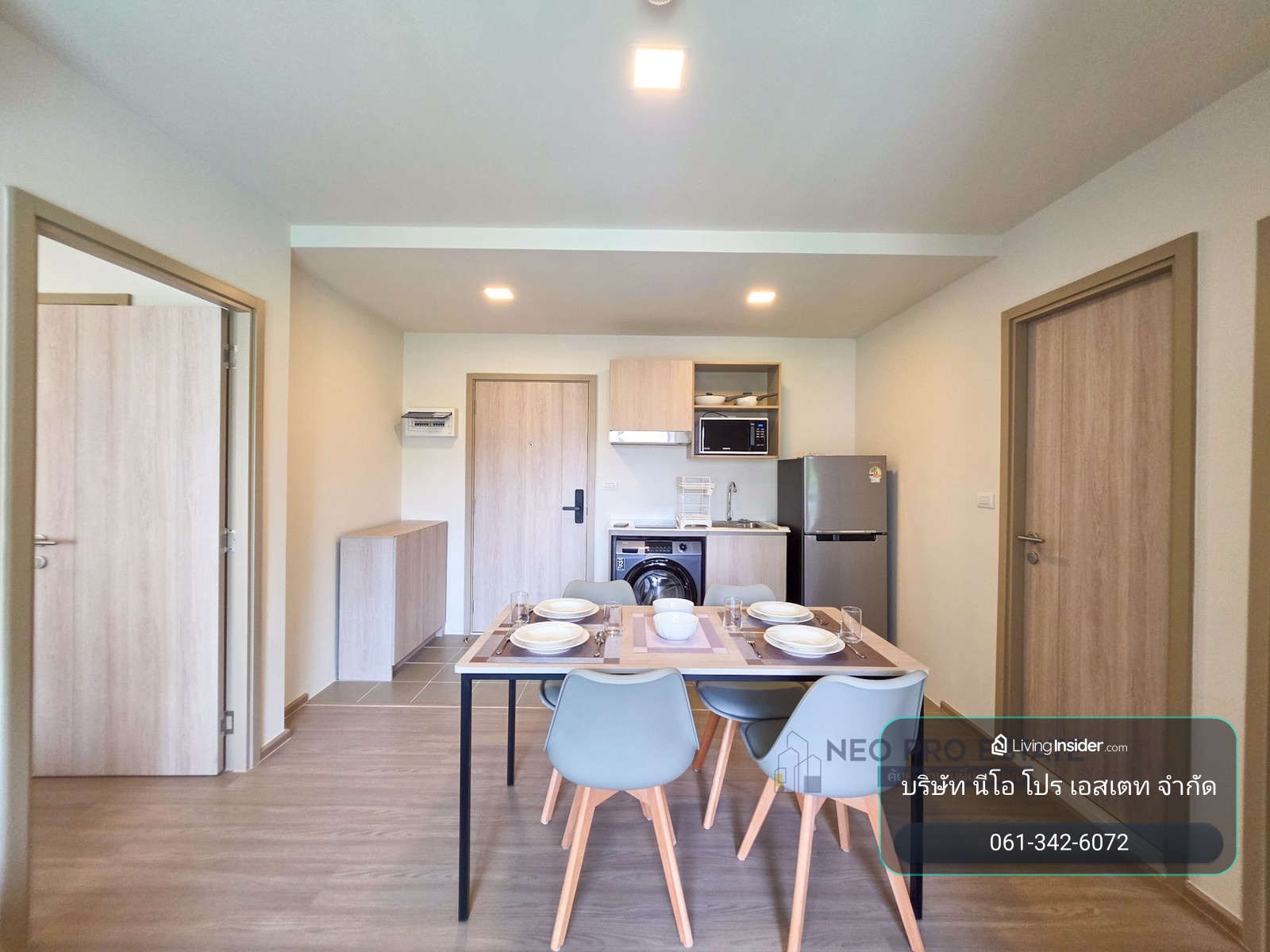ให้เช่า D Condo Campus ขอนแก่น ห้องใหม่ 2 ห้องนอน วิวสระว่ายน้ำ ใกล้มหาวิทยาลัยขอนแก่น – รูปที่ 3