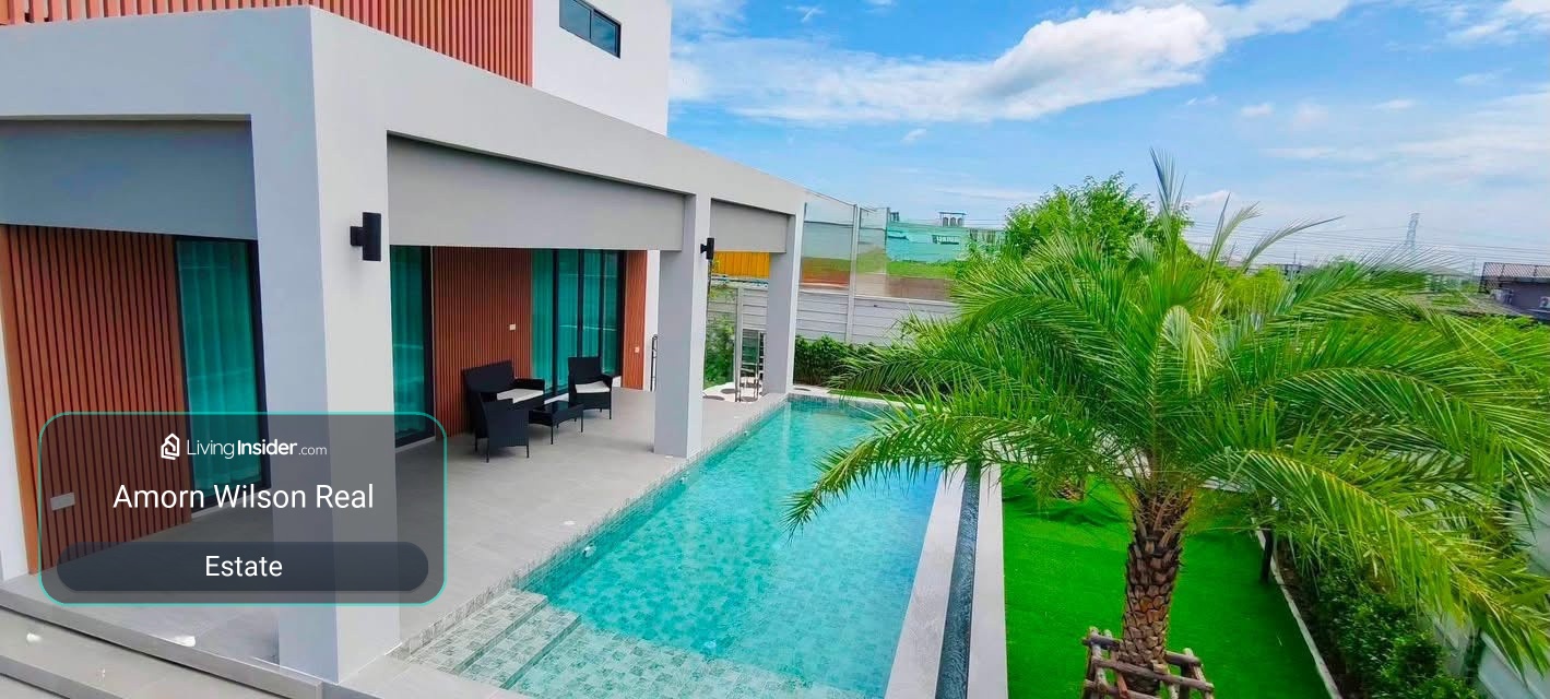 ‼️Reduce 4 million! Luxury mansion for sale 🏡✨ 𝗦𝗨𝗣𝗘𝗥 𝗟𝗨𝗫𝗨𝗥𝗬 𝗣𝗥𝗜𝗩𝗔𝗧𝗘 𝗥𝗘𝗦𝗜𝗗𝗘𝗡𝗖𝗘 Rangsit Khlong 2, private pool, Smart Home 29.8 million   – รูปที่ 3