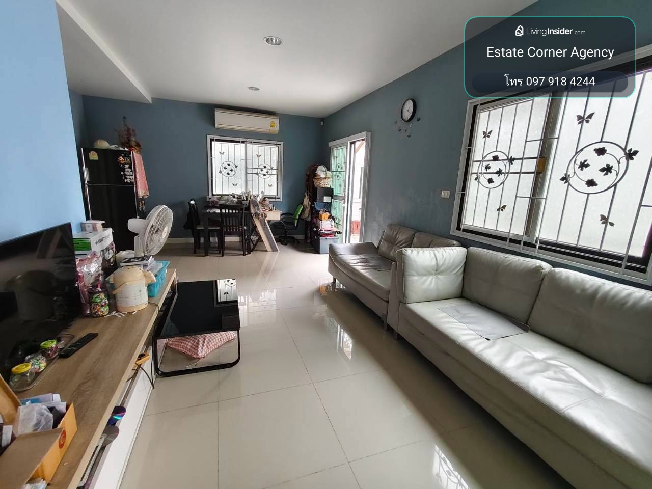 98191 - ขายบ้านแฝดอารมณ์บ้านเดี่ยว มีพื้นที่รอบบ้าน ต่อเติมครบ พร้อมเข้าอยู่ – รูปที่ 3