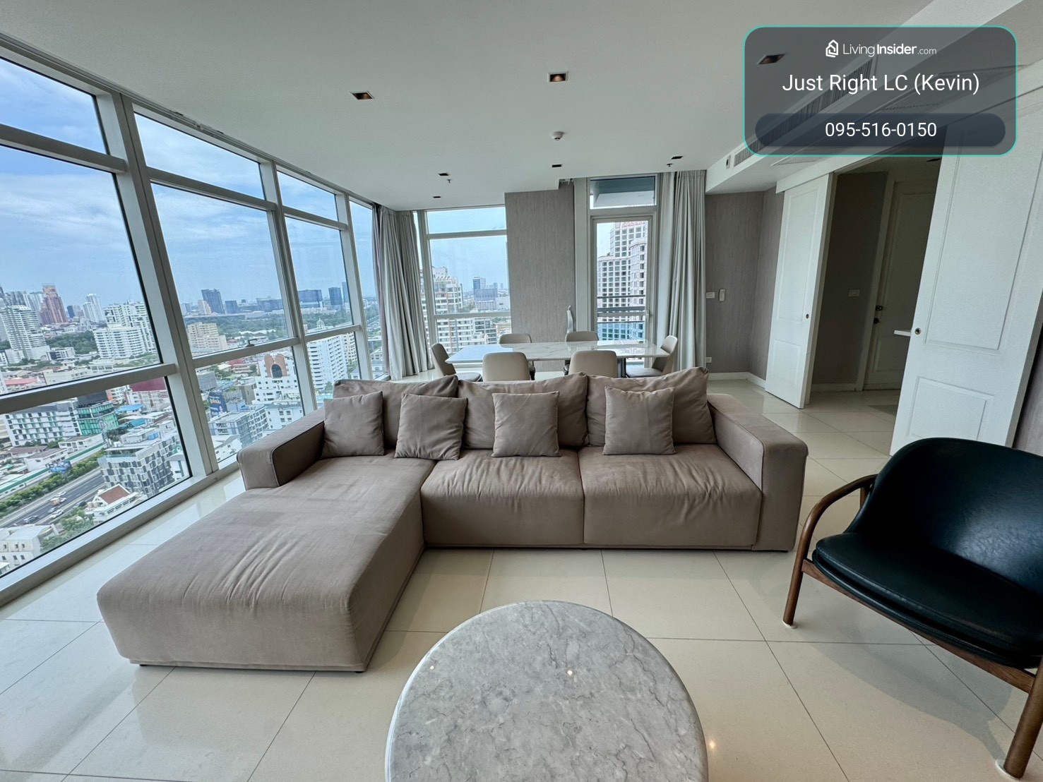 ให้เช่า Athenee Residence 3 ห้องนอน 5 ห้องน้ำ 1 ห้องทำงาน ขนาด 215 ตรม. ชั้น 2x วิวทางด่วน ห้องสวย คาเช่าเพียง 165,000 บาท/เดือน สัญญา 1 ปี – รูปที่ 4